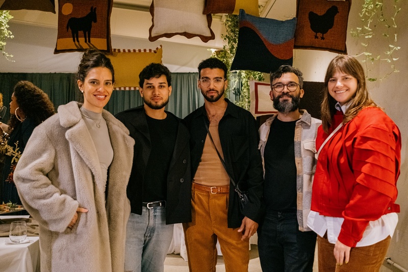 Convidados e personalidades presentes no evento de lançamento da coleção Westwing e Marina Bitu.